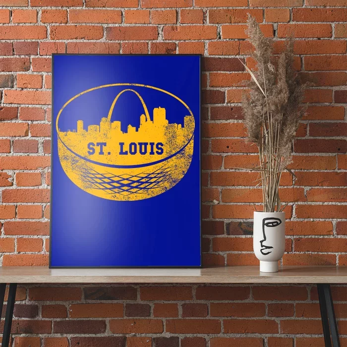 St. Louis Hockey Puck City Poster