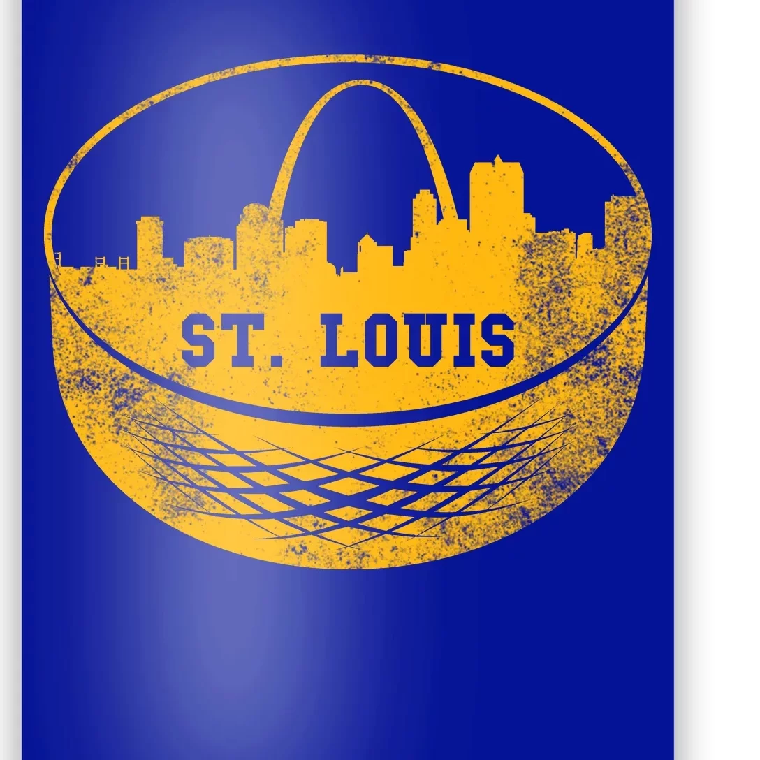 St. Louis Hockey Puck City Poster