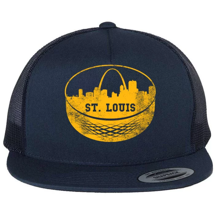 St. Louis Hockey Puck City Flat Bill Trucker Hat