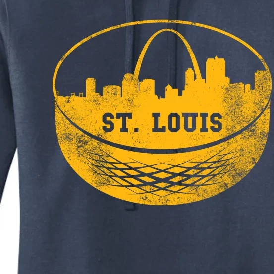 St. Louis Hockey Puck City Women's Pullover Hoodie