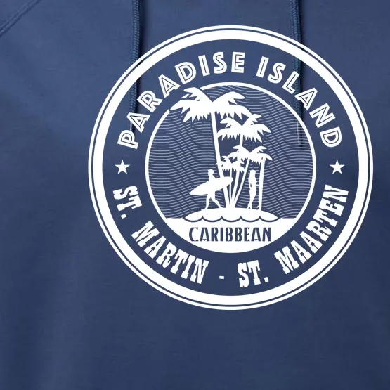 St. Martin Paradise Island Performance Fleece Hoodie