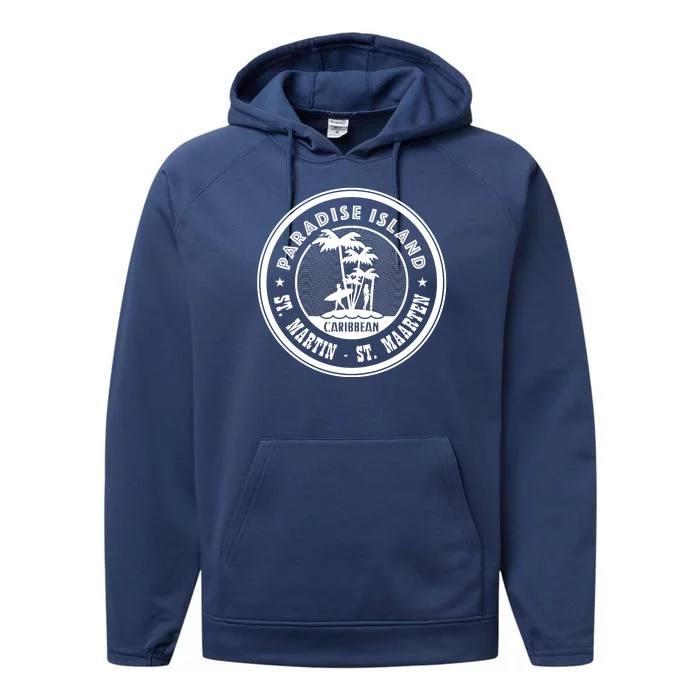 St. Martin Paradise Island Performance Fleece Hoodie