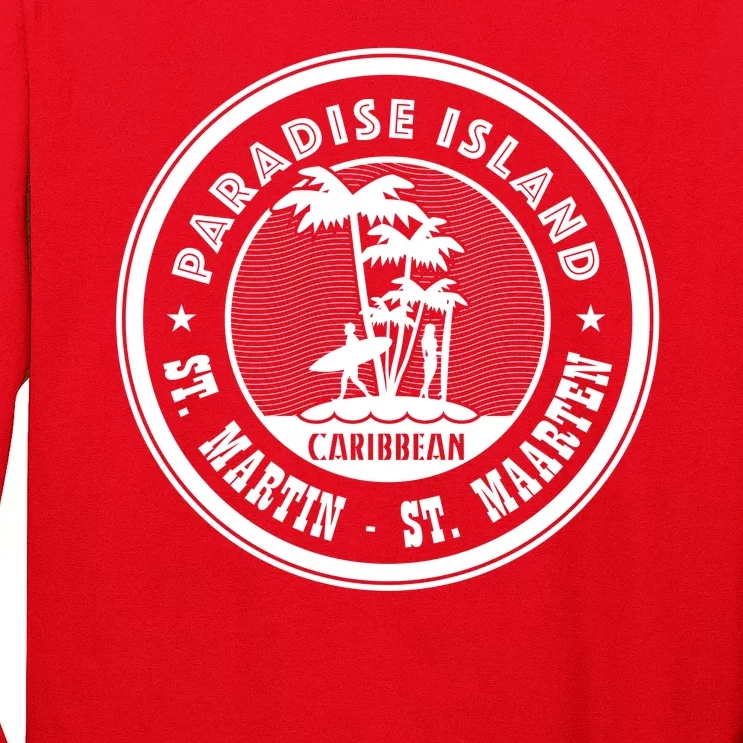 St. Martin Paradise Island Long Sleeve Shirt