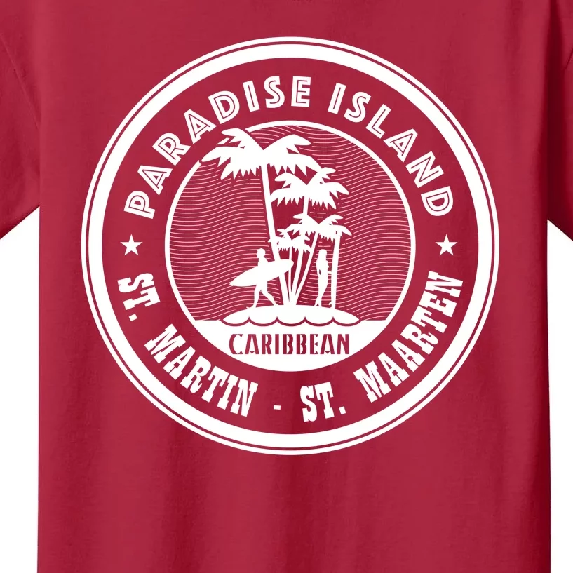 St. Martin Paradise Island Kids T-Shirt