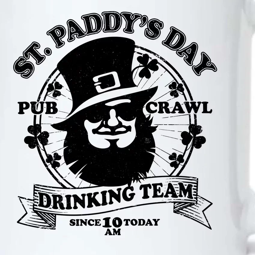 St. Paddy's Day Pub Crawl Drinking Team Black Color Changing Mug