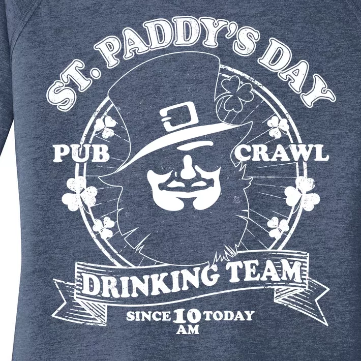 St. Paddy's Day Pub Crawl Drinking Team Women's Perfect Tri Tunic Long Sleeve Shirt