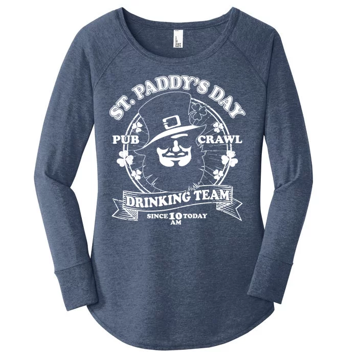 St. Paddy's Day Pub Crawl Drinking Team Women's Perfect Tri Tunic Long Sleeve Shirt