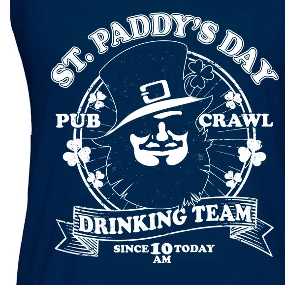 St. Paddy's Day Pub Crawl Drinking Team Ladies Essential Flowy Tank