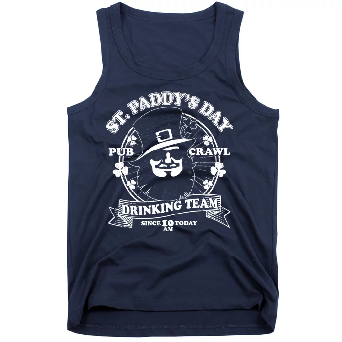 St. Paddy's Day Pub Crawl Drinking Team Tank Top