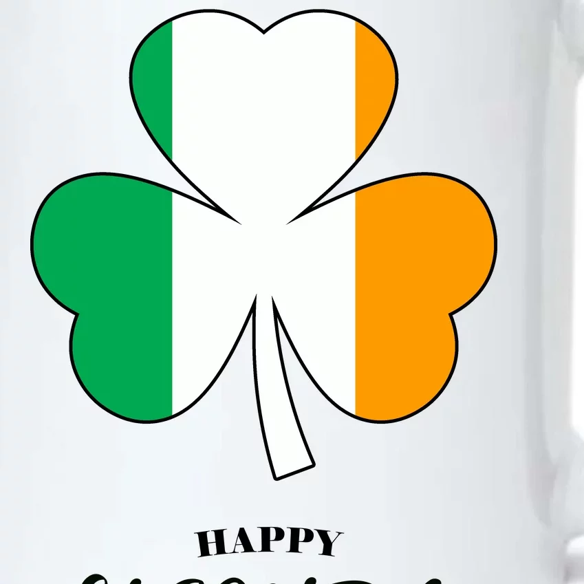 St. Patrick Day Irish Clover Flag Black Color Changing Mug