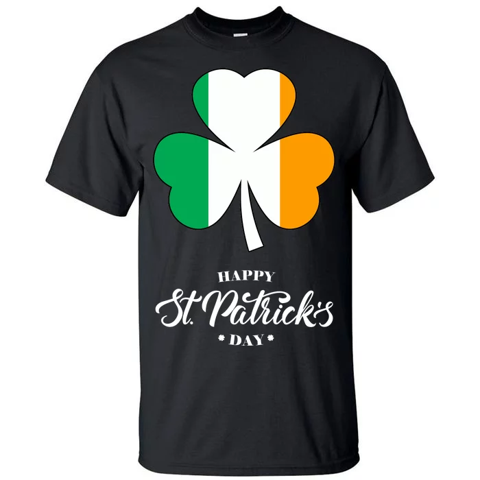 St. Patrick Day Irish Clover Flag Tall T-Shirt