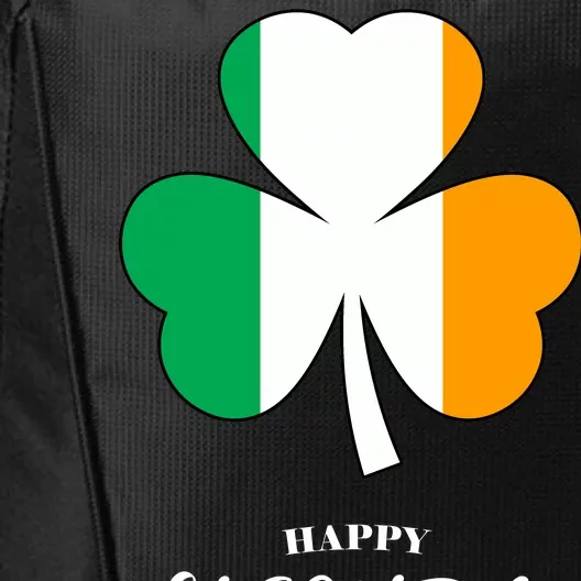 St. Patrick Day Irish Clover Flag City Backpack