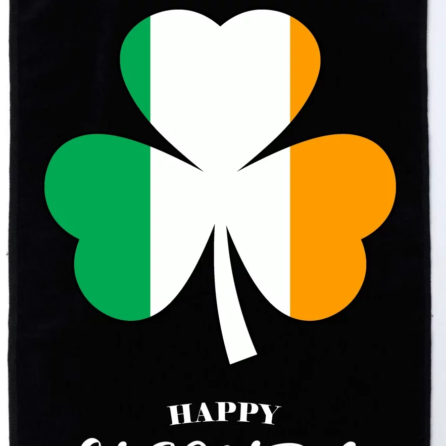 St. Patrick Day Irish Clover Flag Platinum Collection Golf Towel