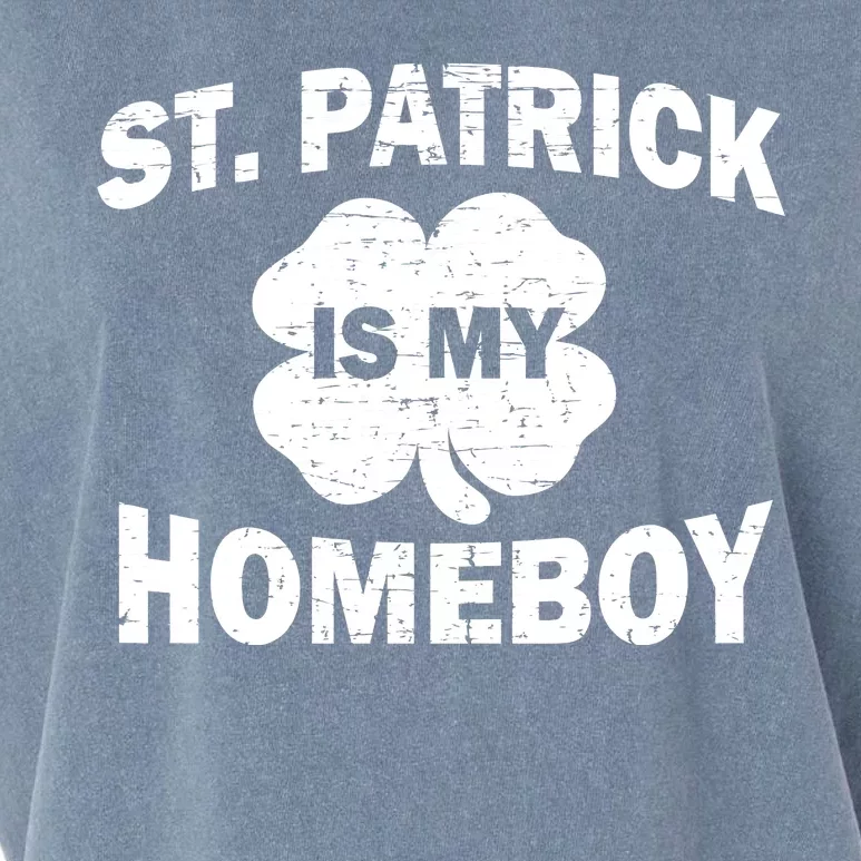 St. Patrick Is My Homeboy Garment-Dyed Women's Muscle Tee