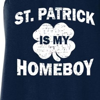 St. Patrick Is My Homeboy Women's Racerback Tank