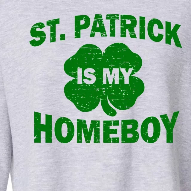 St. Patrick Is My Homeboy Cropped Pullover Crew