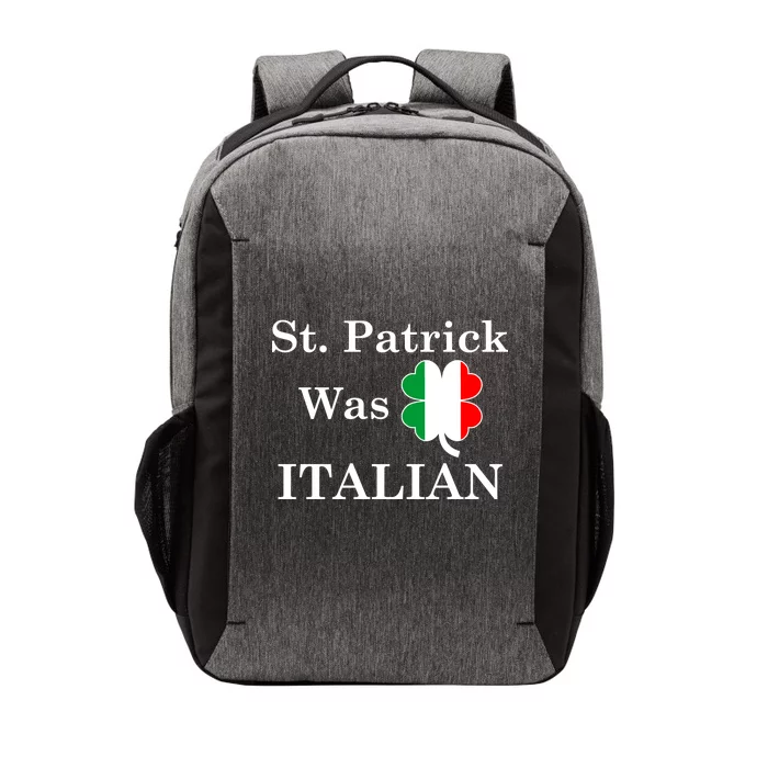 St. Patrick Was Italian Funny St Patricks Day Vector Backpack