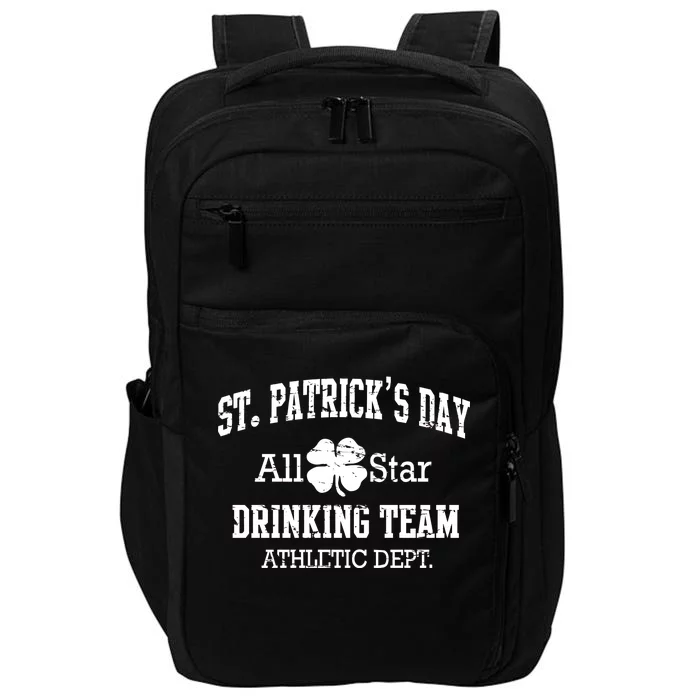 St. Patrick's Day All Star Drinking Team Impact Tech Backpack