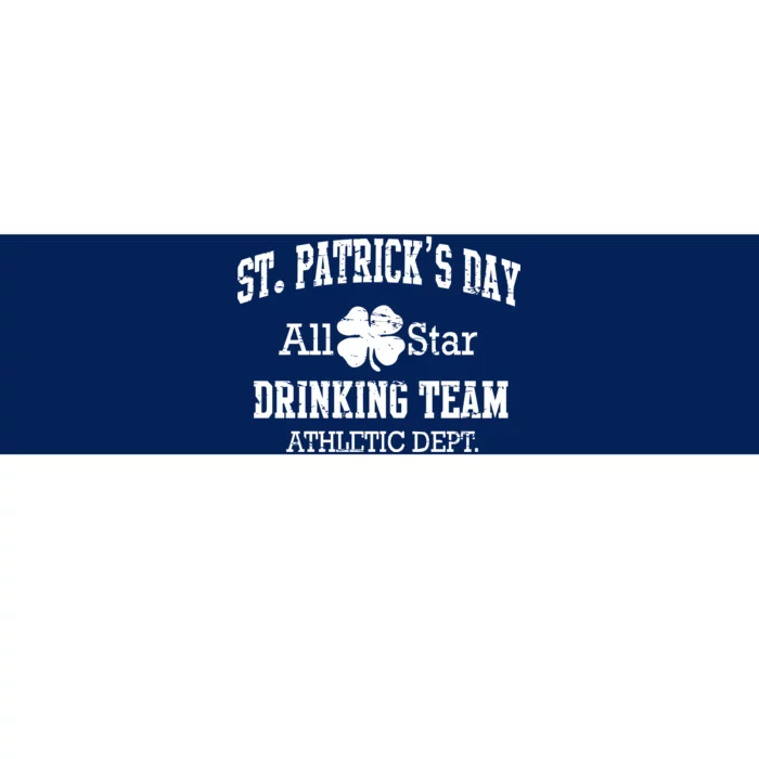 St. Patrick's Day All Star Drinking Team Bumper Sticker