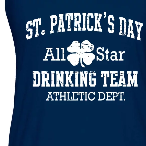 St. Patrick's Day All Star Drinking Team Ladies Essential Flowy Tank