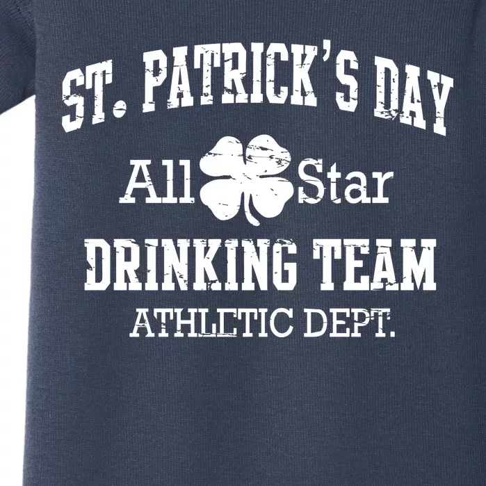 St. Patrick's Day All Star Drinking Team Baby Bodysuit