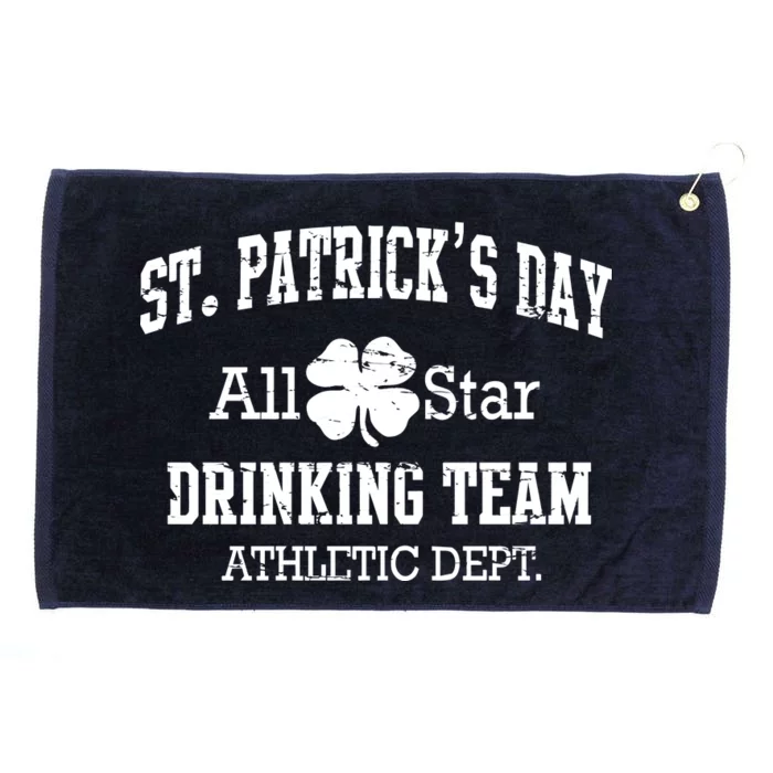 St. Patrick's Day All Star Drinking Team Grommeted Golf Towel