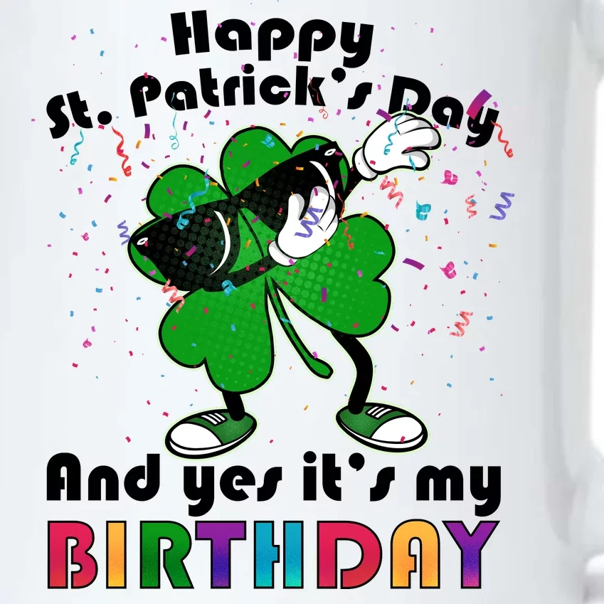 St. Patrick's Day Birthday Black Color Changing Mug