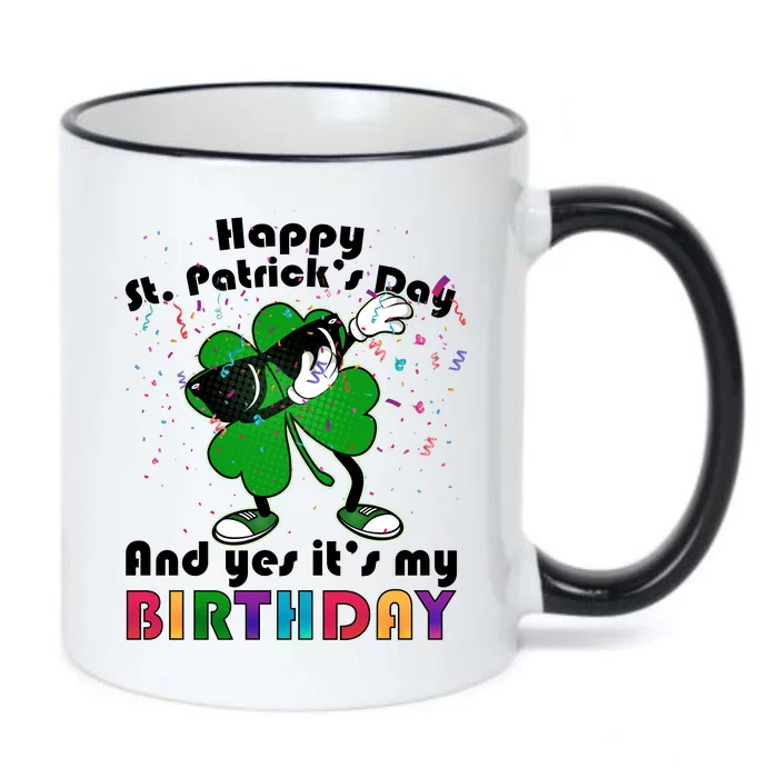 St. Patrick's Day Birthday Black Color Changing Mug