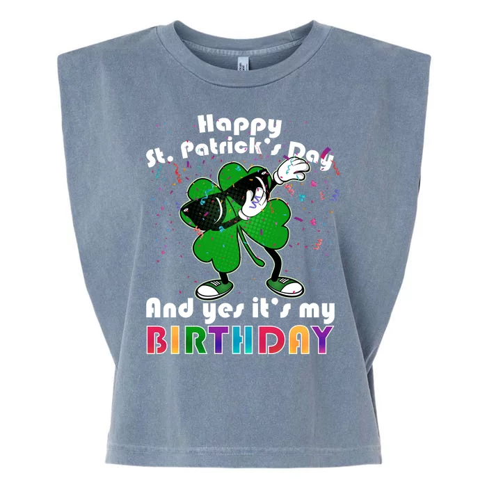 St. Patrick's Day Birthday Garment-Dyed Women's Muscle Tee