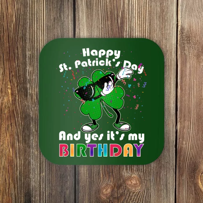 St. Patrick's Day Birthday Coaster