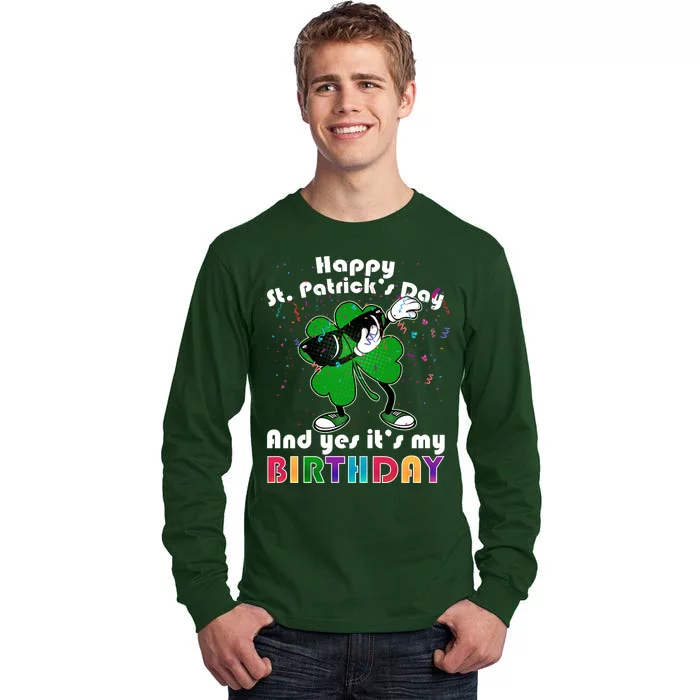 St. Patrick's Day Birthday Tall Long Sleeve T-Shirt