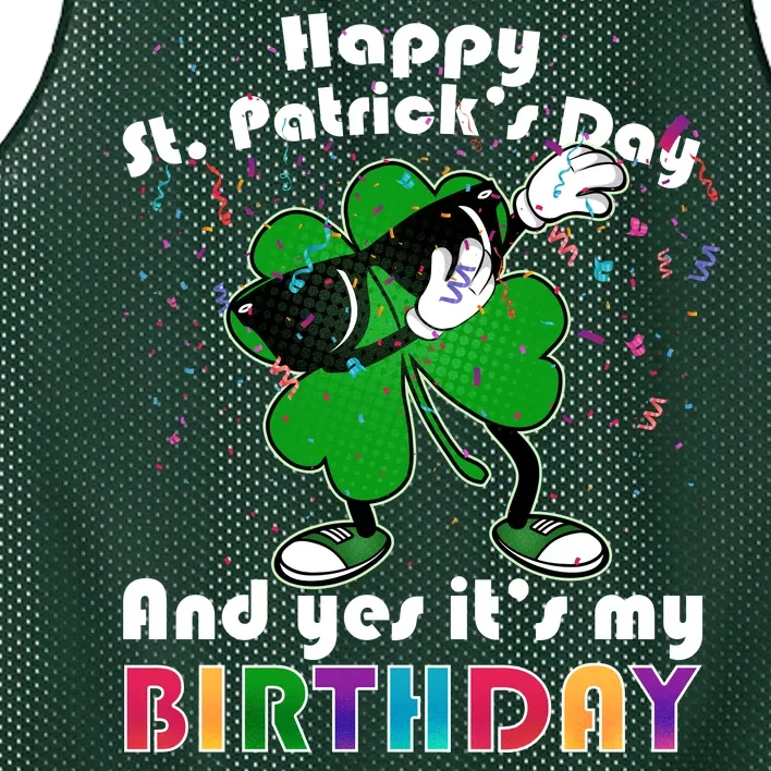 St. Patrick's Day Birthday Mesh Reversible Basketball Jersey Tank