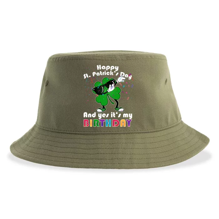 St. Patrick's Day Birthday Sustainable Bucket Hat