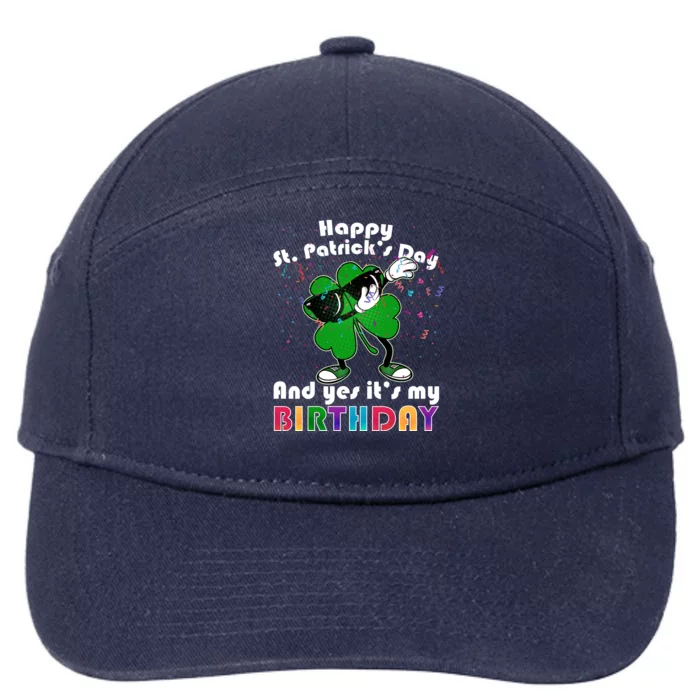 St. Patrick's Day Birthday 7-Panel Snapback Hat