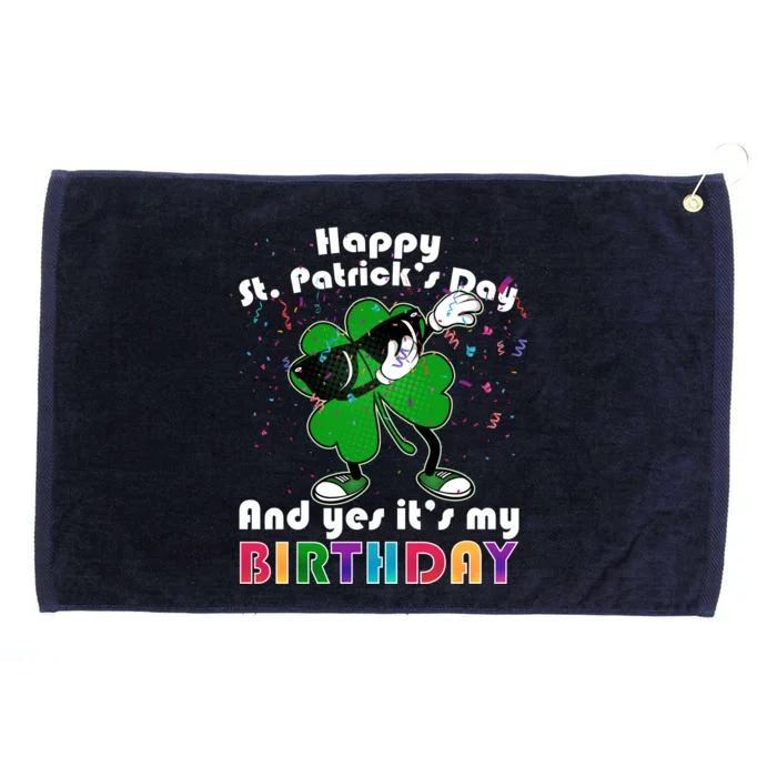 St. Patrick's Day Birthday Grommeted Golf Towel