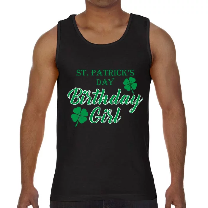 St. Patrick's Day Birthday Girl Comfort Colors® Tank Top