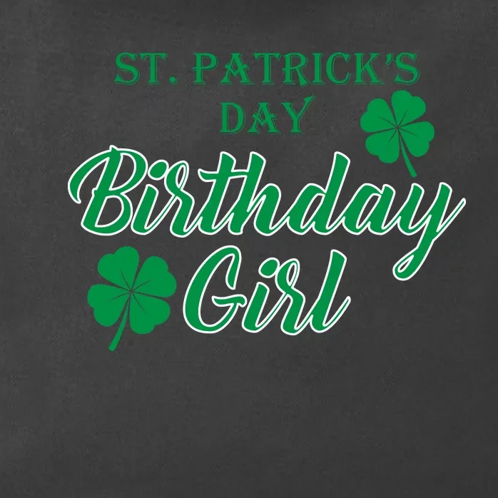 St. Patrick's Day Birthday Girl Zip Tote Bag