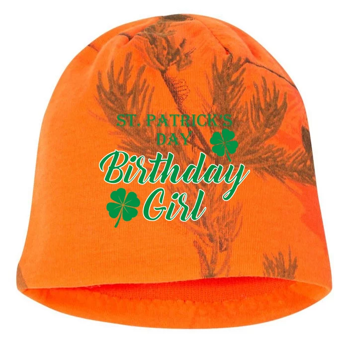 St. Patrick's Day Birthday Girl Kati - Camo Knit Beanie