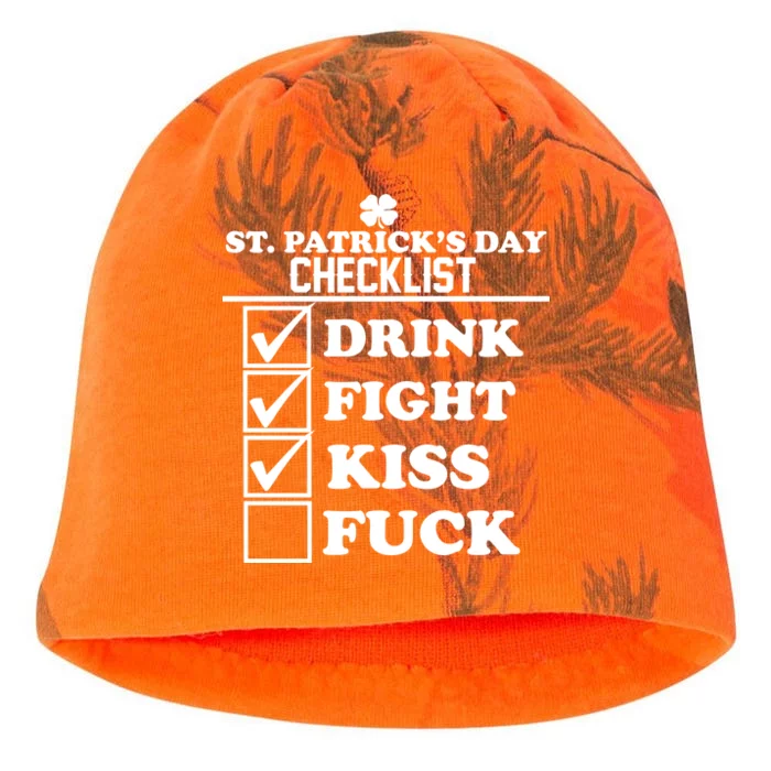 St. Patrick's Day Checklist (Dirty) Kati - Camo Knit Beanie