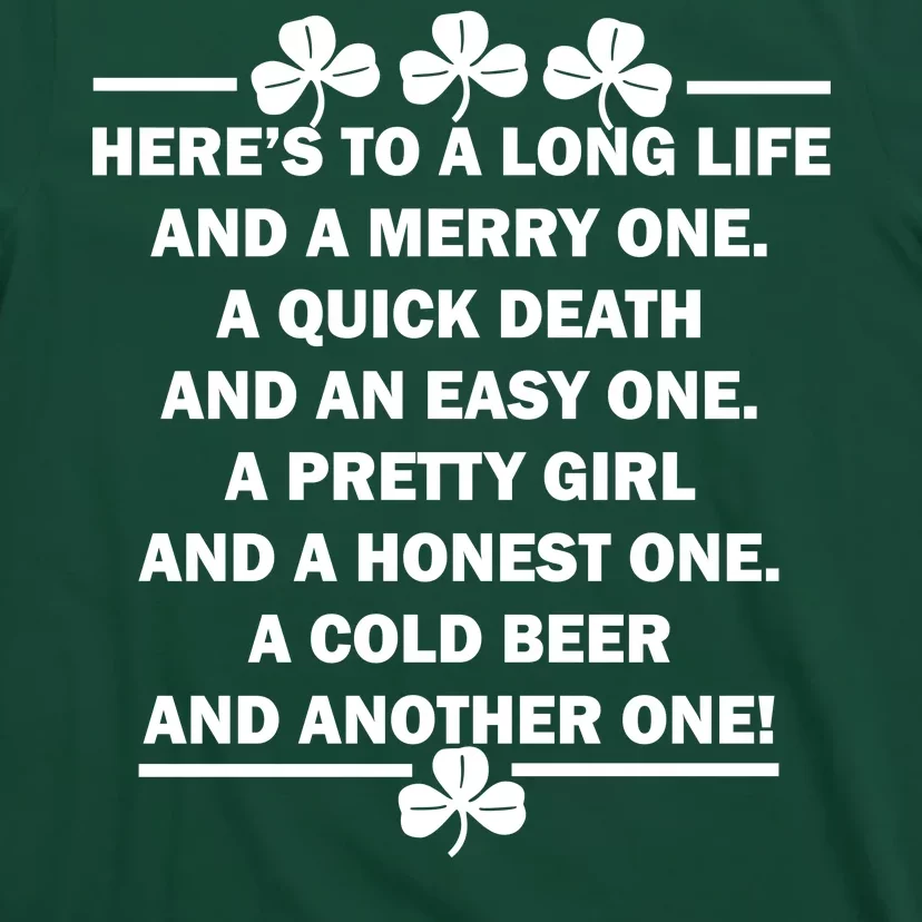 St. Patrick's Day Cold Beer Toast T-Shirt