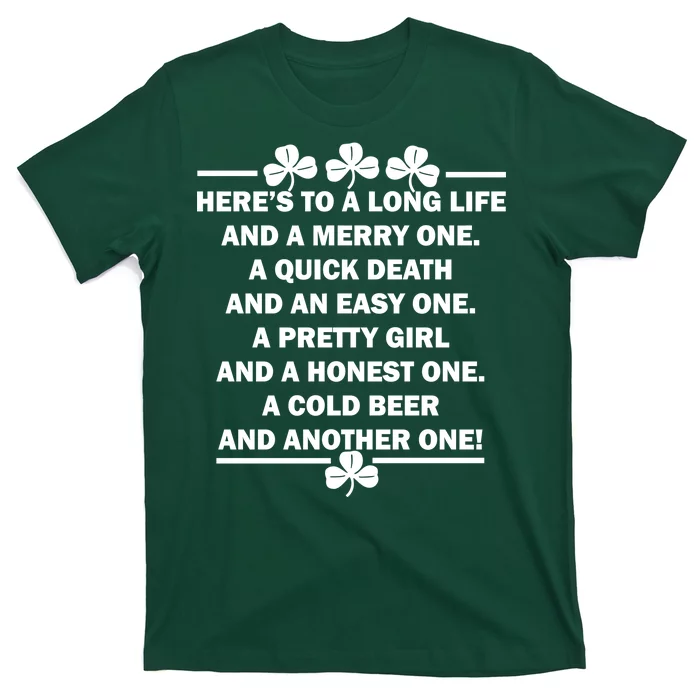 St. Patrick's Day Cold Beer Toast T-Shirt