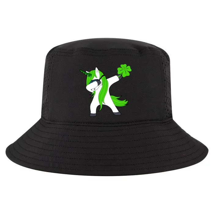 St. Patrick's Day Dabbing Irish Unicorn Cool Comfort Performance Bucket Hat