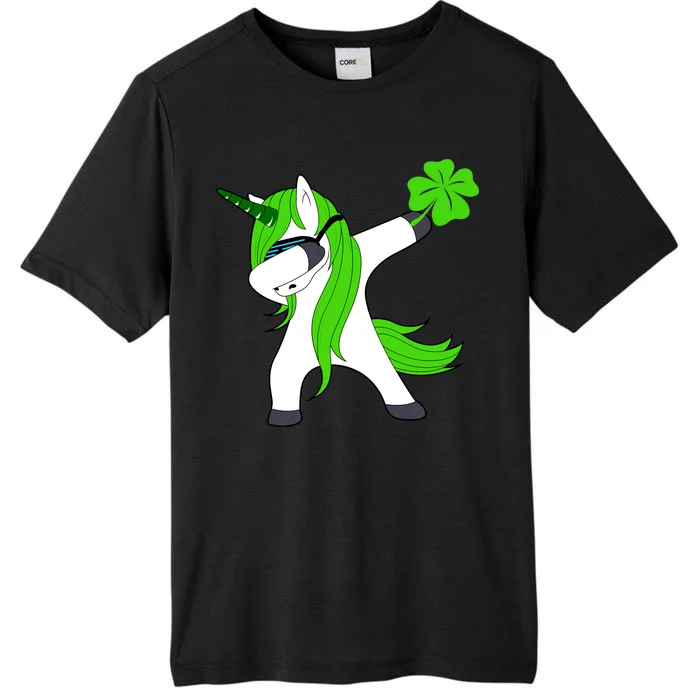 St. Patrick's Day Dabbing Irish Unicorn ChromaSoft Performance T-Shirt