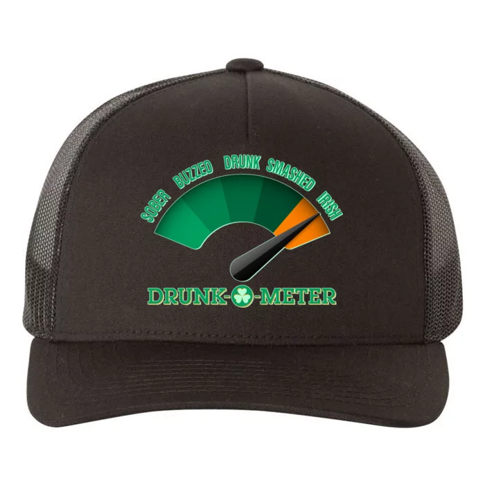 St. Patrick's Day Drunk O Meter Yupoong Adult 5-Panel Trucker Hat