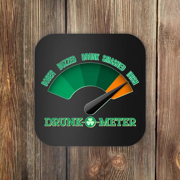 St. Patrick's Day Drunk O Meter Coaster