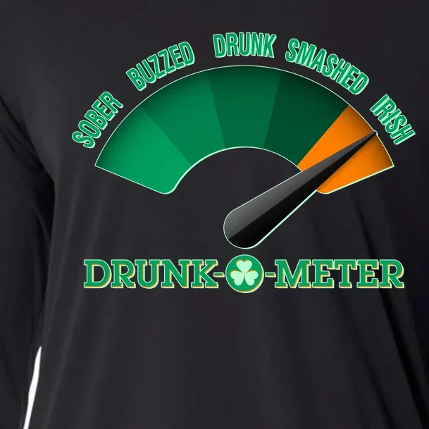 St. Patrick's Day Drunk O Meter Cooling Performance Long Sleeve Crew