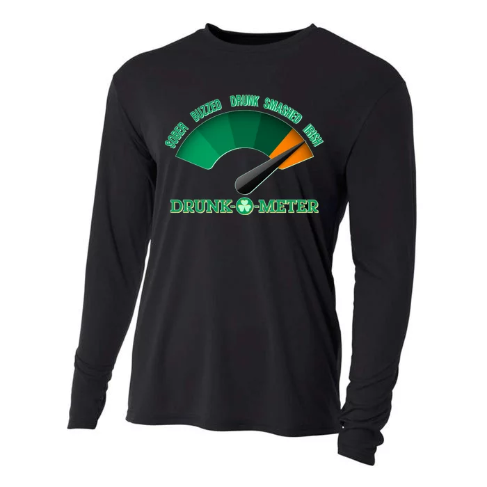 St. Patrick's Day Drunk O Meter Cooling Performance Long Sleeve Crew