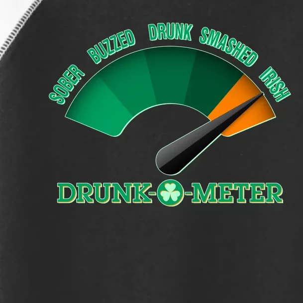 St. Patrick's Day Drunk O Meter Toddler Fine Jersey T-Shirt