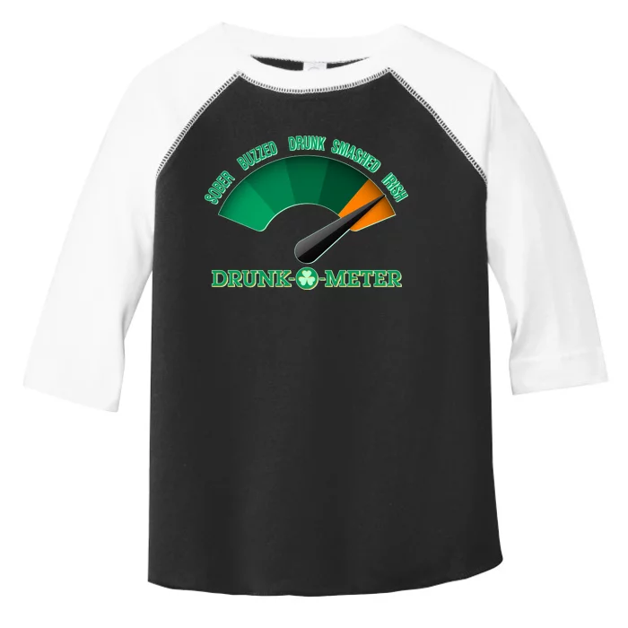 St. Patrick's Day Drunk O Meter Toddler Fine Jersey T-Shirt