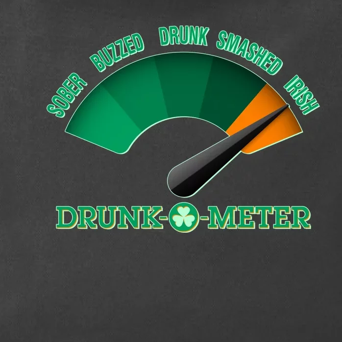 St. Patrick's Day Drunk O Meter Zip Tote Bag